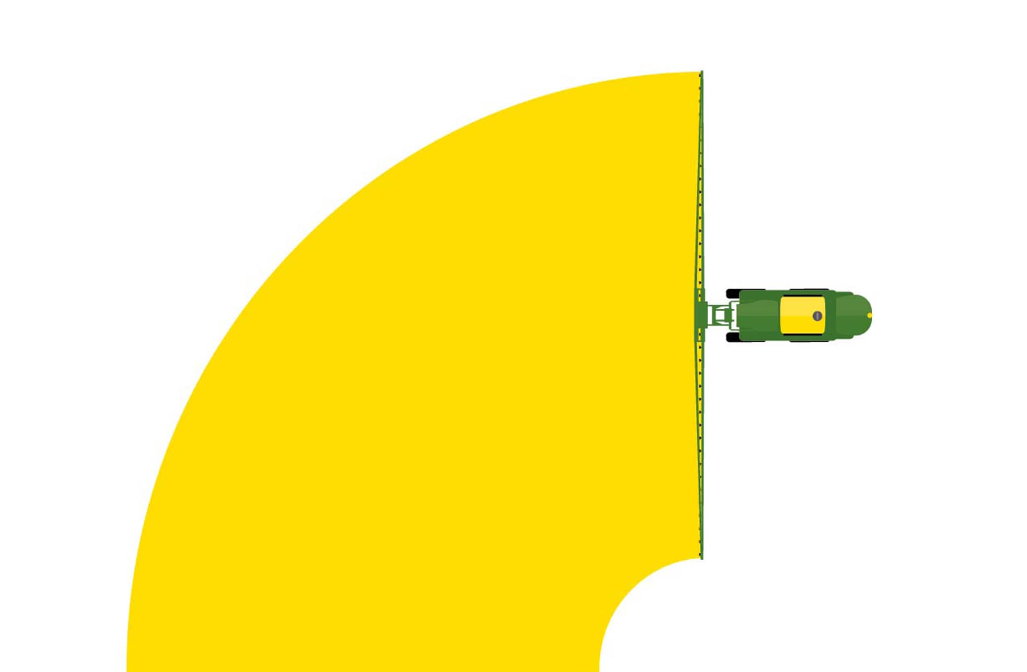 Iliustracija, kurioje paaiškinamas kompensavimas posūkiuose Iliustracija, kurioje paaiškinamas kompensavimas posūkiuose