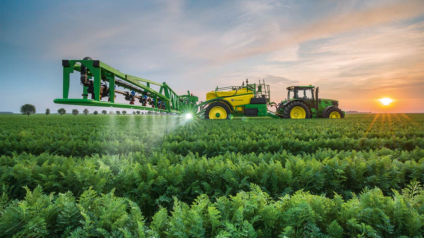John Deere papildomi purkštukai