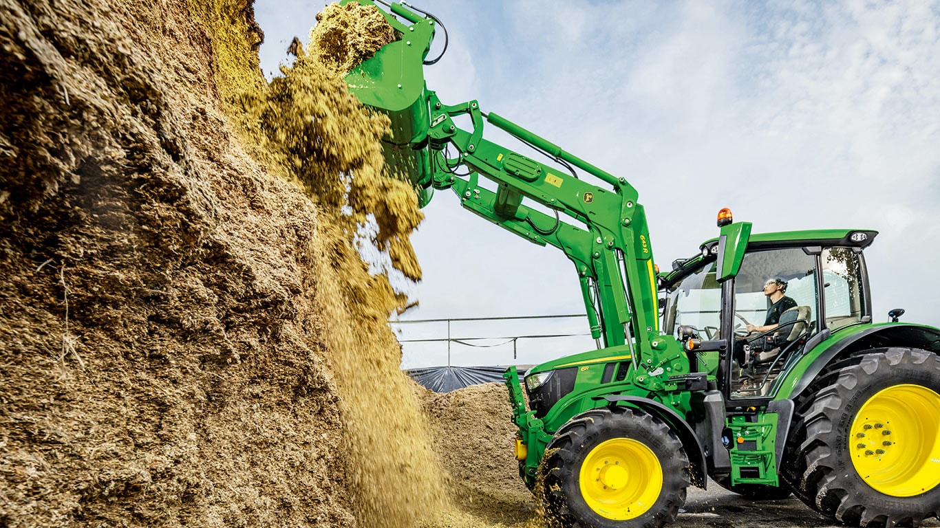 Gaukite pačią didžiausią naudą iš darbo dienos su „John Deere“ frontaliniais krautuvais